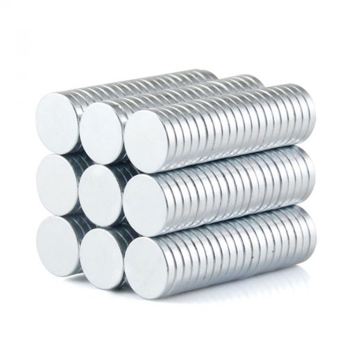 Disc 10pcs 10mm thickness 1.8mm N50 Rare Earth Strong Neodymium Magnet Zinc