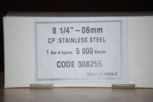1/4&#034;80 Series Stainless Steel Upholstery French  Staples for all 80 Series Tools