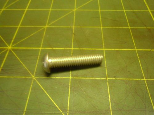 Button head screw 5/16-18 x 1 1/2 slotted qty 25 steel zinc plated #j53450 for sale