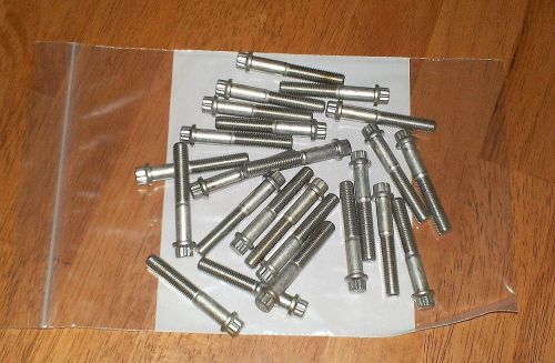 Stainless steel screws, 12 point, 5/16-24 x 2 lg ~ bolt ~ lot of 50 for sale