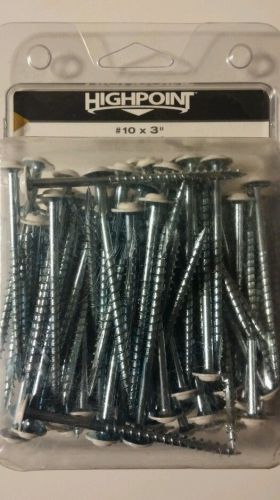 #10 x 3 cabinet installation screw 100 pk. for sale