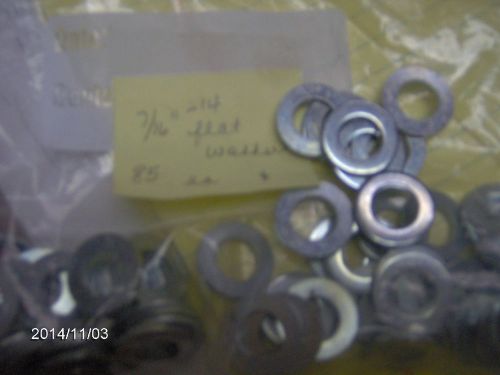7/16&#034;  flat washers (85) pieces - works on 7/16 -14 thread count bolts for sale