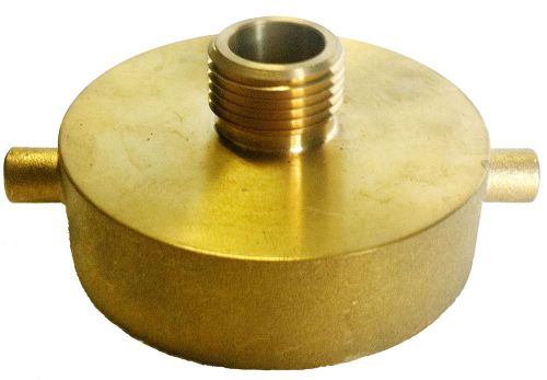 2-1/2&#034; female nst x 3/4&#034; male garden hose/hydrant brass adapter for sale
