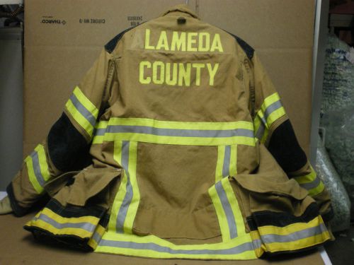 Janesville fire fighter turnout coat - alameda county sz 42-35 r little use for sale