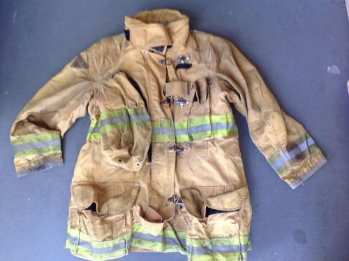 46x35 long - firefighter jacket turnout bunker fire gear men 1 for sale