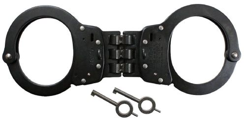 Smith &amp; wesson blue finish tactical law enforcement hinged handcuffs 10064 for sale