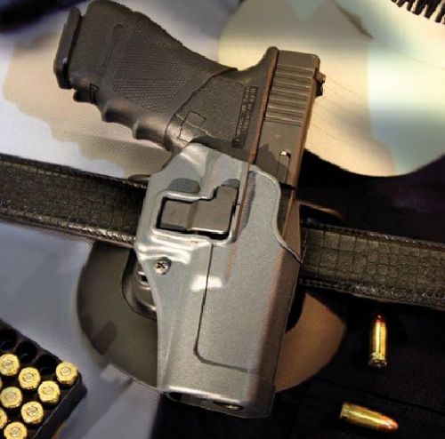Blackhawk 413513BK Right Hand Gunmetal Sportster Serpa Holster for Glock 20 21