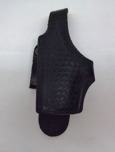 TEX SHOEMAKER LEATHER PL PADDLE STYLE HOLSTER SMITH WESSON 469 OR 669 LEFT HAND