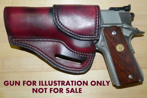 Gary c&#039;s avenger owb left hand holster colt 1911 government  5&#034;   heavy leather for sale