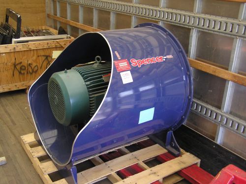 Spencer turbine 40hp centrifugul blower 575v, model# 40x25#1, serial# 806234 g05 for sale
