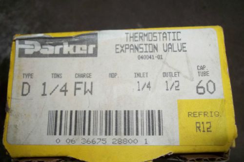 Parker thermostatic expansion  valve type d new for sale