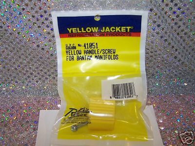 Yellow jacket  bantam manifold  handle  yellow 41051 for sale
