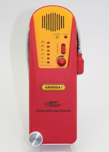 Smart Sensor AR8800A+ Combustible Gas Leak Detector LED Visual Alarm Red