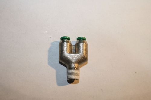 Numatics  mail y adapter 1/8 npt 1/8 tube nnb for sale