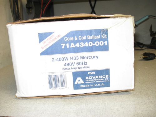 Mercury Vapor lamps,400w and Advance ballast #71A4340-001