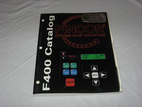 FINCOR Drives &amp; Controls F400 Industrial Supply Catalog