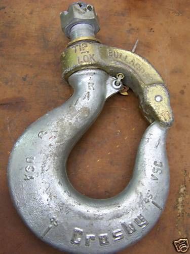 Crosby bullard golden gate hook w/safety clasp #11, for sale
