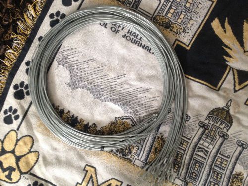 (30) 8 foot 8&#039; Clear Vinyl Coated Wire Rope Cable 240 total feet