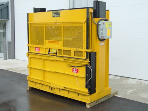 Vertical cardboard baler/bailer m 72 md recycle compactor 5 hp harmony for sale