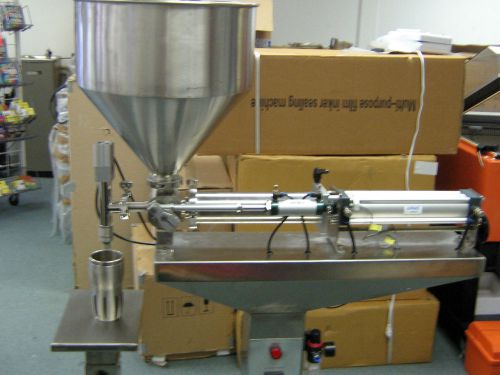 SHIPPING INCLUDED 100 ML TO 1000 ML PASTE OR LIQUID FILLING MACHINE from USA