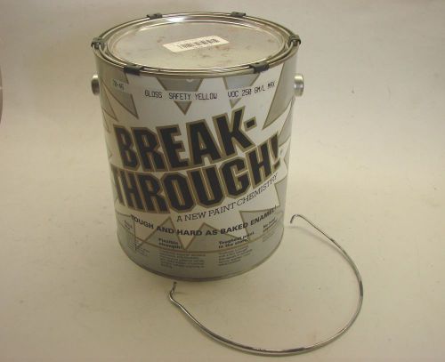 Break-Through Gloss Safety Yellow Paint 70-46 Concrete Floors Quick Dry 1-Gallon