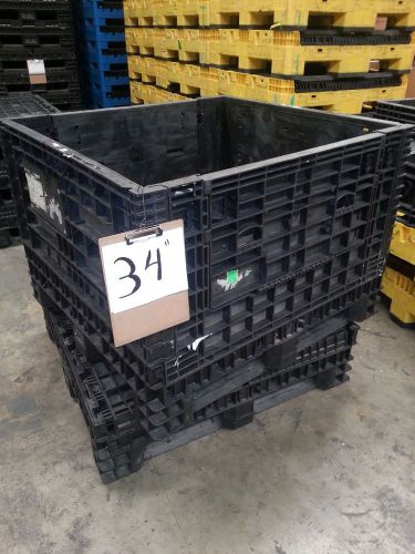 48x45x34 Storage Container Automotive Bin Collapsible Shipping Pallet Box Cargo