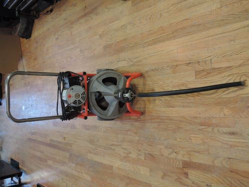 Ridgid K-400 Powered Drain Cleaner Drum Machine 1/2Inx75ft Cable - AWESOME TOOL!