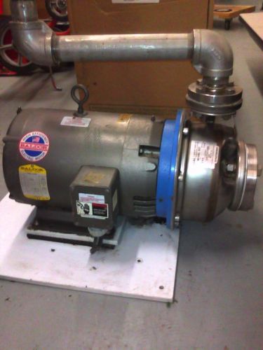 Baldor motor jmm3312t with a gould stainless steel pump for sale