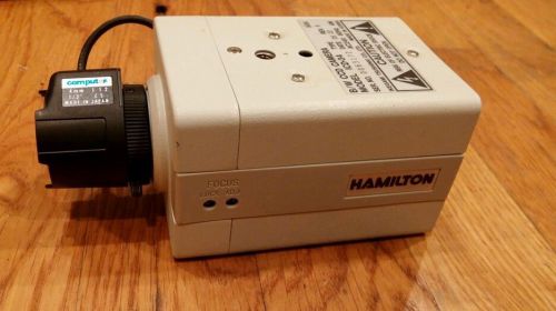 Hamilton ICD-34 B/W REV A  CCD Camera w/ Aspherical TV Lens