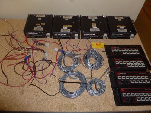 Lot of FOUR Federal Signal SS2000SS-D with Keypad &amp; Wire