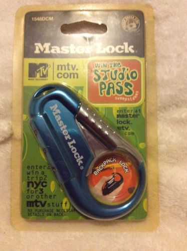 Master Lock 1548DCM Backpack Padlock New