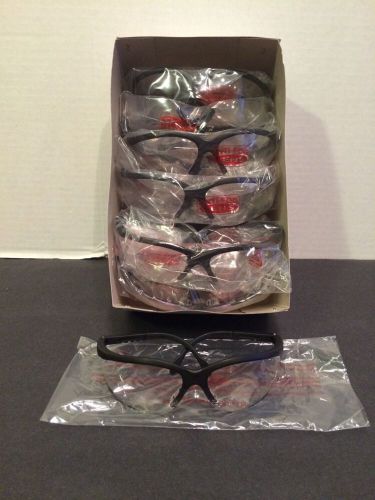 12 Pair  Blue Moon Safety Glasses Clear Lens Anti-Fog Z87.1 *NEW* SHIP FAST!!