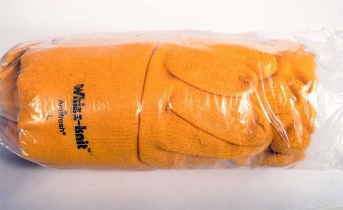 NEW Large Whizz-Knit Vinyl Dipped Palm And Full Back Coated Work Glove - 12 Pack