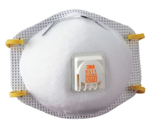 3M, 8511, Particulate Respirator N95, Disposable, Standard Size, Qty. 10, /LJ2/