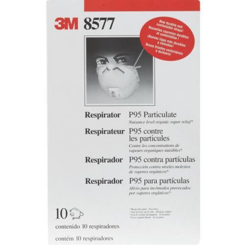 3m 8577 mask dust and mist-10pk dust respirator for sale