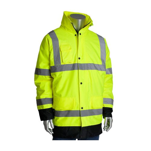 Hi-vis ansi class 3 value insulated winter coat style # 343-1755 for sale