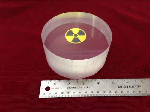 Five inch diameter bc412 plastic scintillator scintillation 5&#034; x 2-1/4&#034; thick for sale