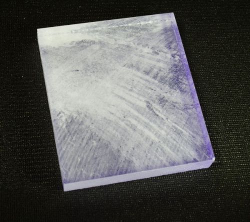 Plastic Scintillation Material Radiation Scintillator Crystal 101mm x 88mm