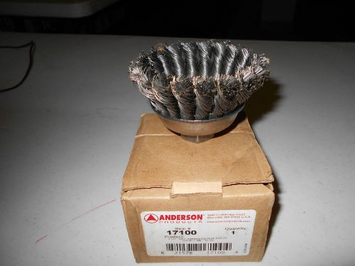 Anderson  #17100  3 1\2 Single Row Knot Cup Brush