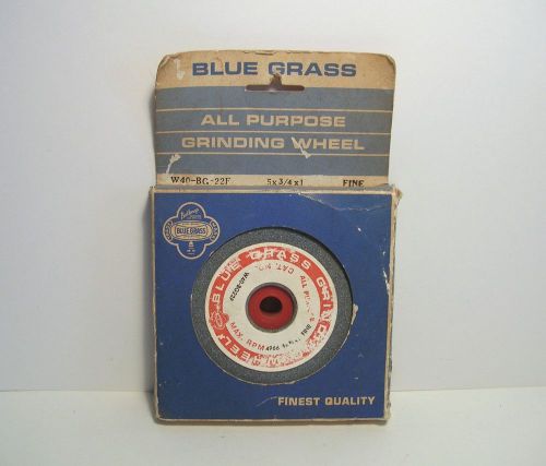Blue grass belknap all purpose grinding wheel fine w40-bg22f unused in box for sale