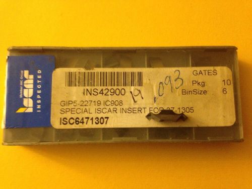 ISCAR CARBIDE INSERTS (QTY16) GIP5-22719 IC908