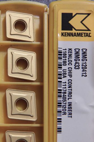 10  New Kennametal Carbide Inserts, CNMG433  KC850  (3 Lots Available)