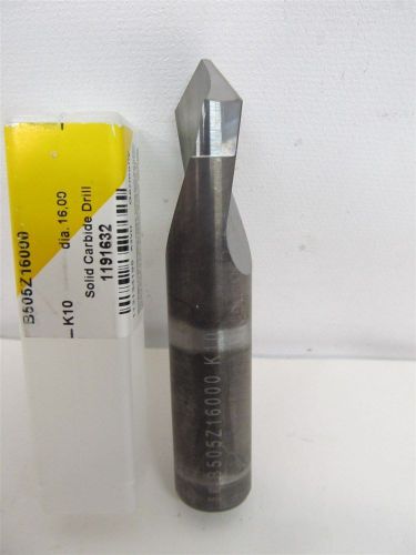 Kennametal B505Z1600, 16.00mm, Solid Carbide NC Spot Drill