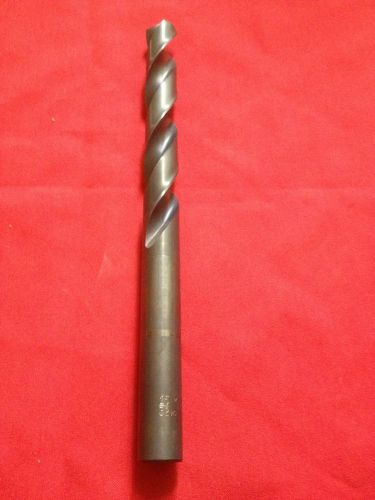 Morse 1314 standard taper length drill, 25/32 diameter, 6&#034; flute, hss, 9-7/8&#034; for sale