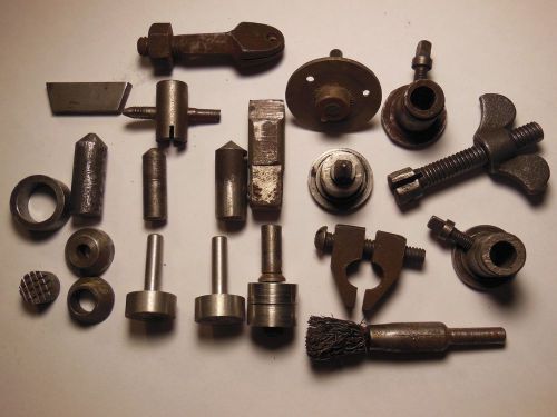 LOT of 21 MACHINIST OLDER  ROTARY BITS ALL DIFFERENT