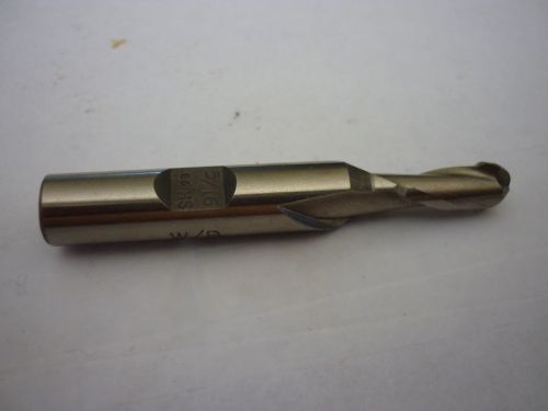1 REFURBISHED END MILL .3150 BALL END 3/8 SHANK DIA.