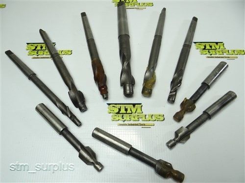 NICE LOT OF 10 HSS COUNTERBORES .338&#034; TO 3/4&#034; WELDON