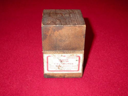 Vintage young bros gruv grip 1/4&#034; -&#034;machine made&#034; numbers #06091 for sale