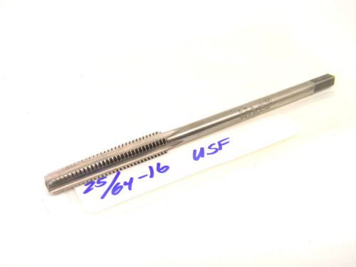 USED GREENFIELD USA 25/64&#034; x 16 USF TAPER EXTENDED LENGTH HSS HAND TAP