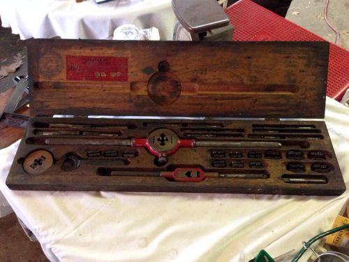 Vintage Large Craftsman Tap &amp; Die Set #5497 - VGC - Wood Case